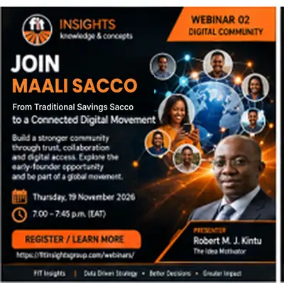Webinar 02 flyer: Join Maali Sacco